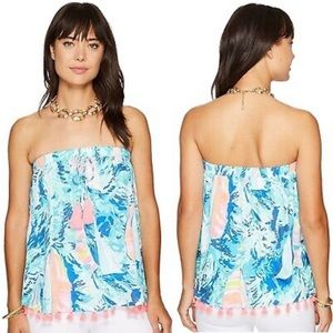 Lilly Pulitzer Strapless Top